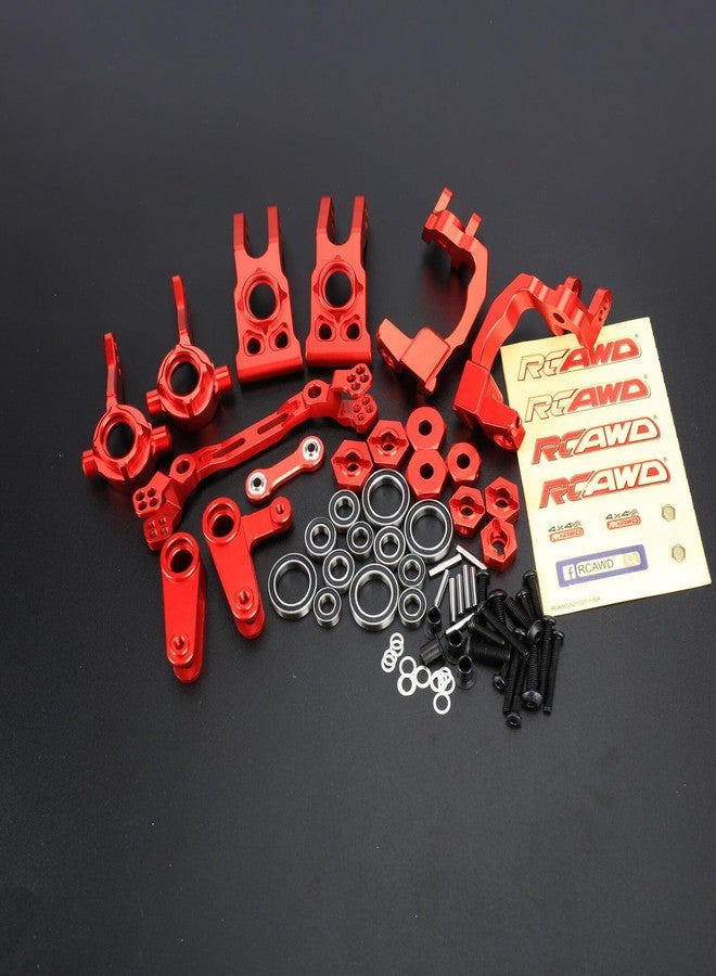 RCAWD Big Rock Granite Senton Vorteks Typhon 3S & Mega 550 Steering Set & 12mm 14mm Wheel Hex, Steering Blocks & C Hub Carrier & Rear Spindle Hub Carrier Upgrades Parts for ARRMA 1/10 1/8#ARAC9359 - Image 4